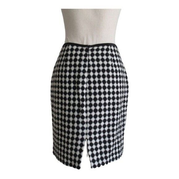 Georgiou Studio Vintage Harlequin Check High Waisted Skirt - Picture 3 of 9
